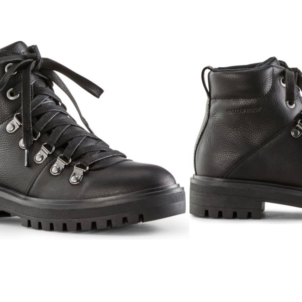 BRAND NEW NEVER WORN COUGAR LEATHER LACE UP BOOTS SIZE 10
